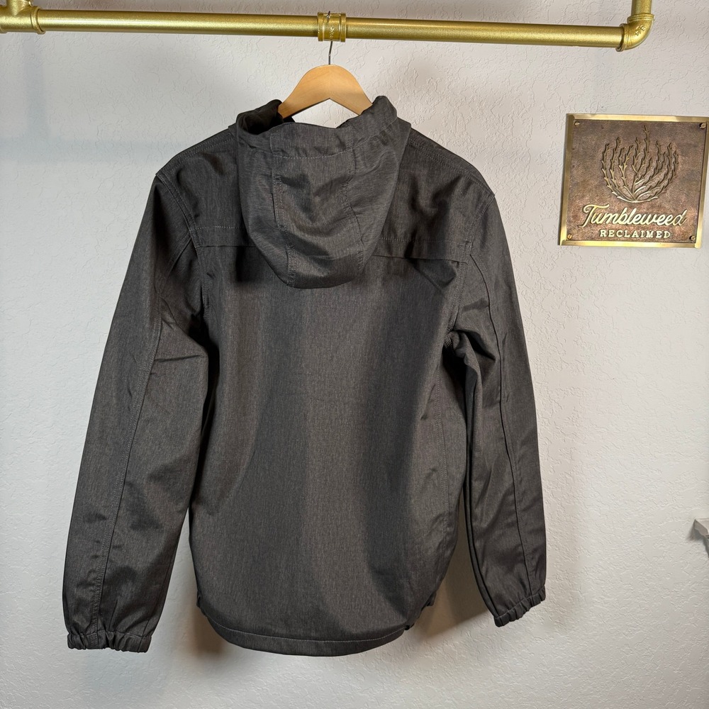 NOMAD Men's Charcoal Gray Full Zip Hooded Lightweight Jacket Size S - Picture 6 of 8